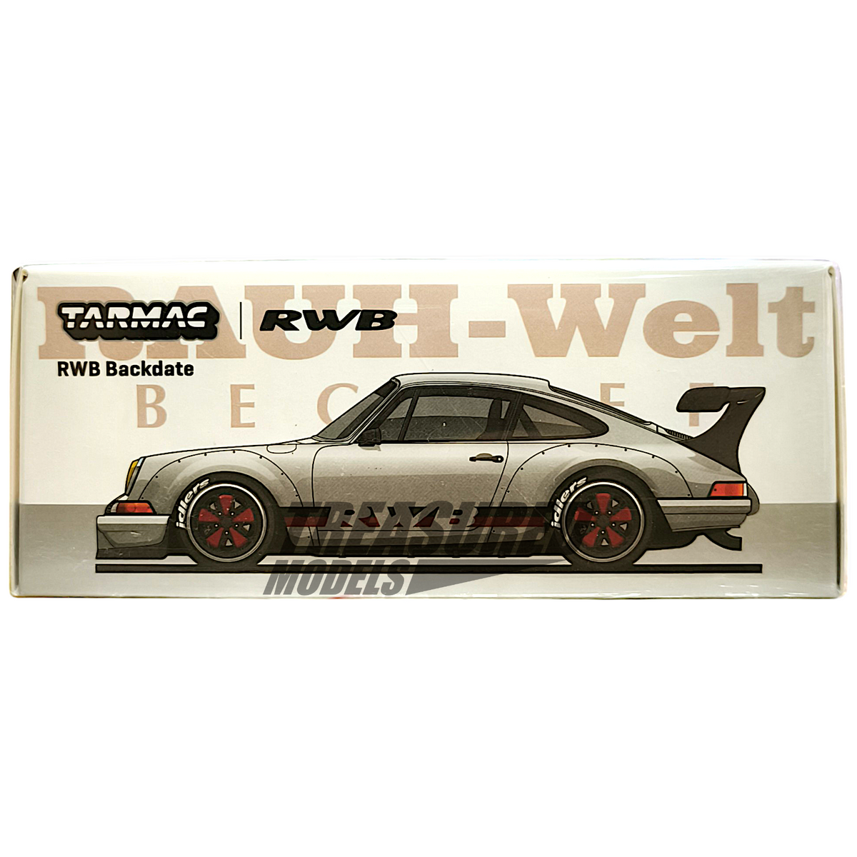 Tarmac Works Porsche RWB Backdate Silver Taiwan Special Edition T64-04 ...