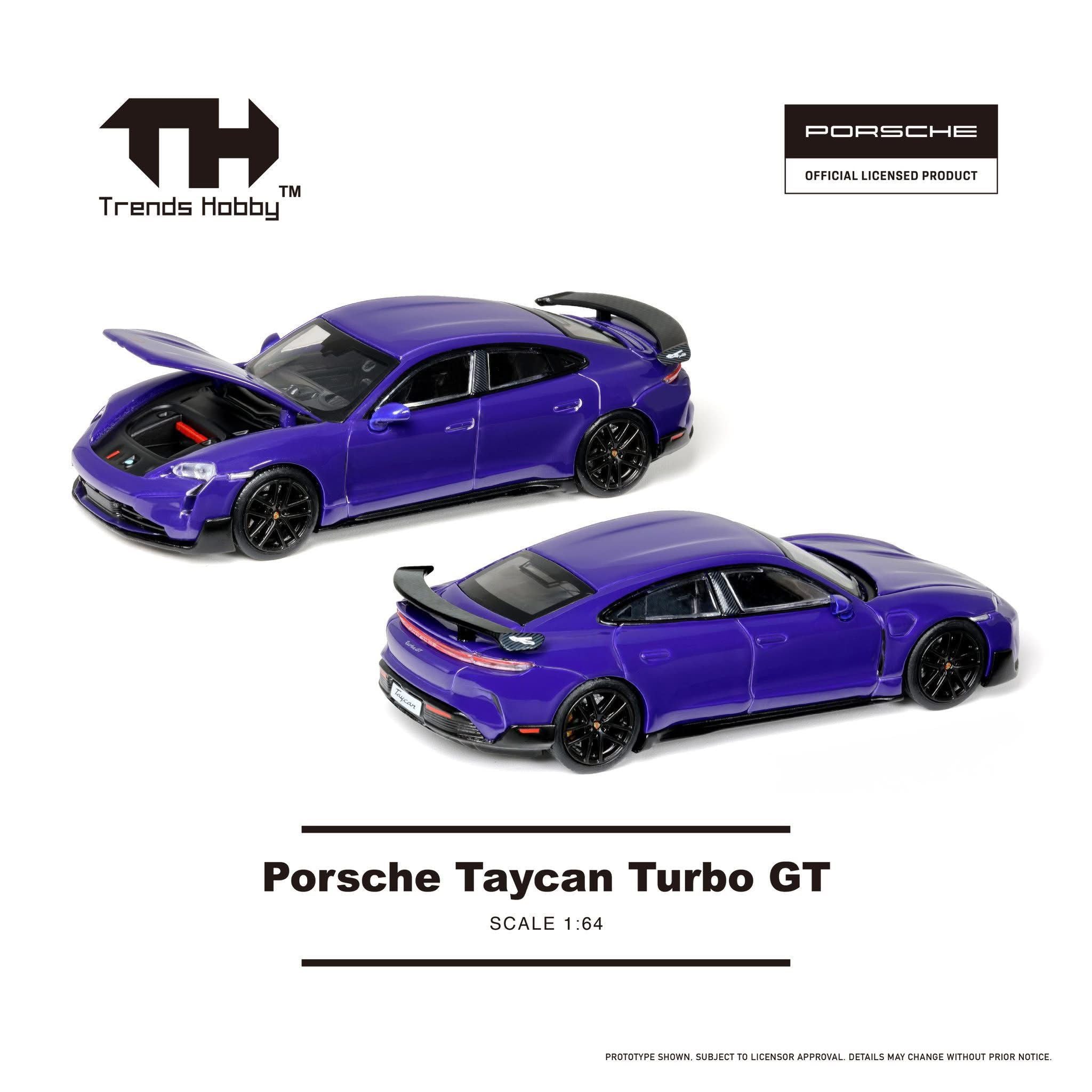 Pre-Order] Trends Hobby Porsche Taycan Turbo GT Purple 241087A 1