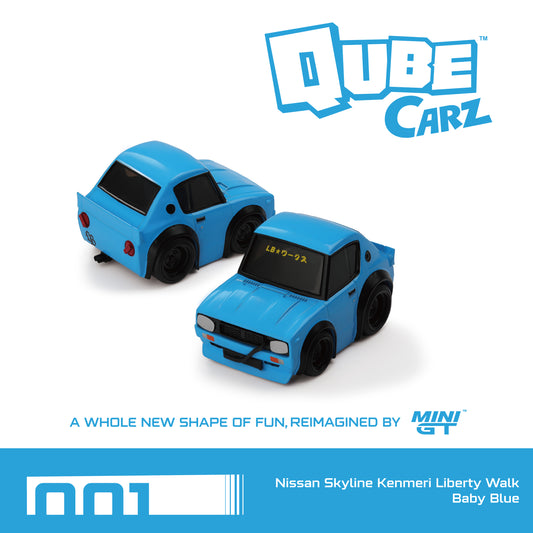 Qube Carz Nissan Skyline Kenmeri Liberty Walk Baby Blue QZ00101