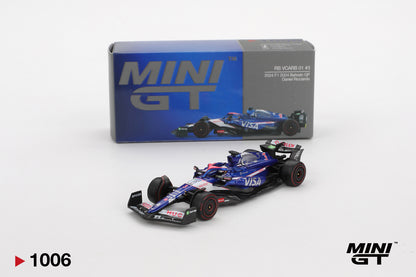 Mini GT RB VCARB 01 #3 Daniel Ricciardo 2024 F1 2024 Bahrain GP MGT01006 1/64 Diecast