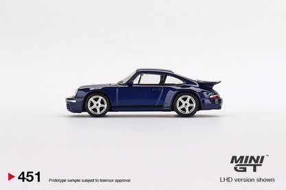 Mini GT RUF CTR Anniversary Dark Blue Blister Packaging MGT00451-BL 1/64 Diecast