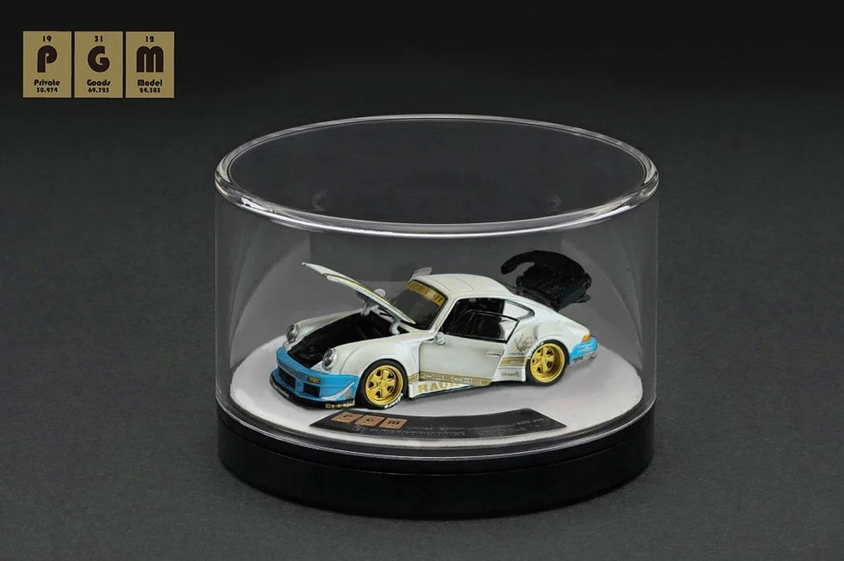 PGM RWB 930 Matte White Deluxe Version 1/64 Diecast