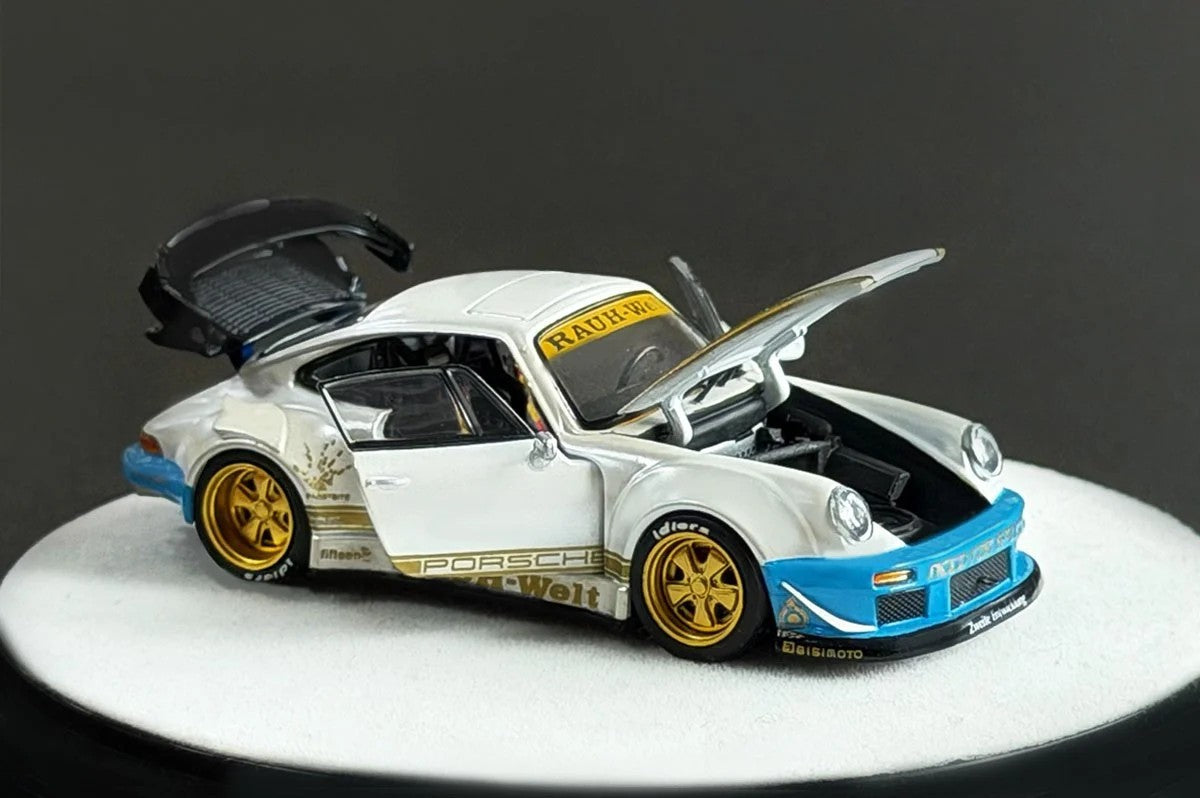 PGM RWB 930 Matte White Deluxe Version 1/64 Diecast