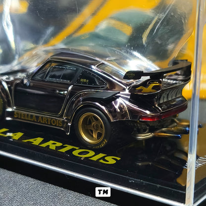CHASE! Almost Real AR Box RWB 930 Stella Artois Black Chrome 28 6K0000101 1/64 Diecast