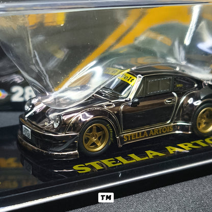 CHASE! Almost Real AR Box RWB 930 Stella Artois Black Chrome 28 6K0000101 1/64 Diecast