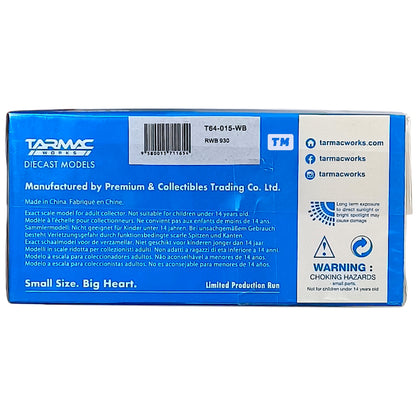 Tarmac Works RWB 930 White T64-015-WB 1/64 Diecast