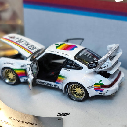 PGM RWB 964 Apple White Deluxe Edition PGM640010 1/64 Diecast