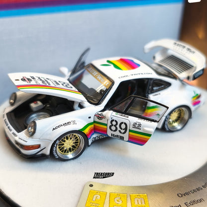 PGM RWB 964 Apple White Deluxe Edition PGM640010 1/64 Diecast