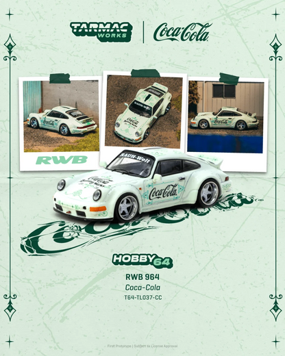 Tarmac Works RWB 964 Coca-Cola T64-TL037-CC 1/64 Diecast