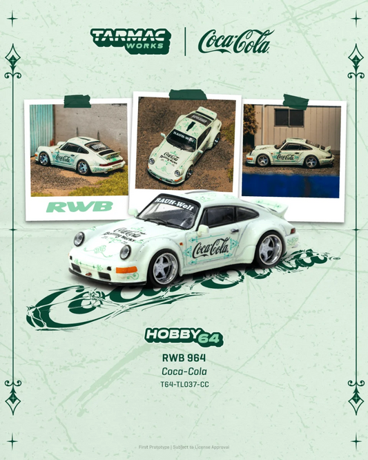 Tarmac Works RWB 964 Coca-Cola T64-TL037-CC 1/64 Diecast