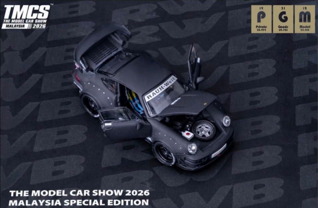 PGM 2-Pcs Set DarwinPRO 992S Chopin Schubert Ver. & RWB 964 TMCS 2026 1/64 Diecast