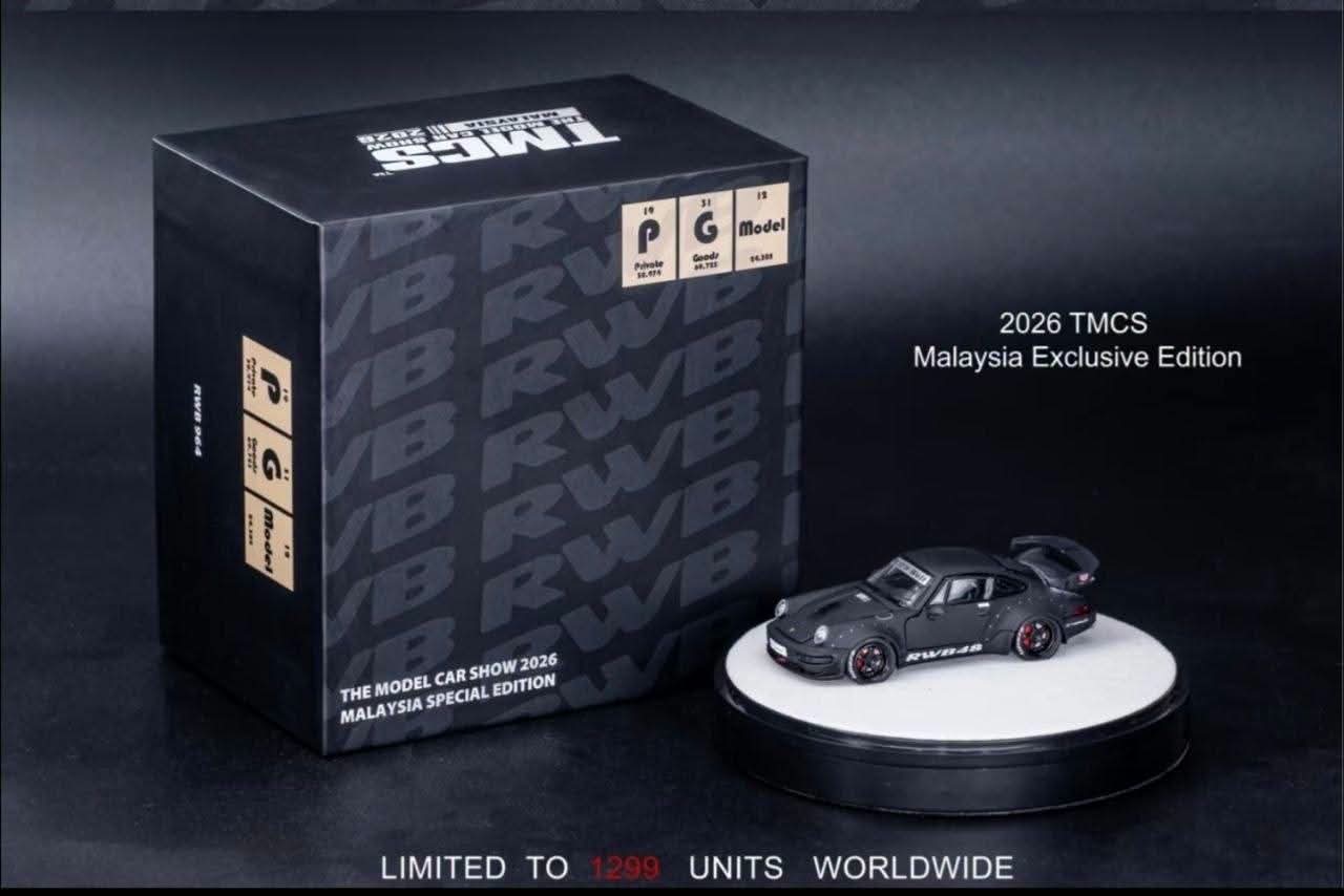 PGM 2-Pcs Set DarwinPRO 992S Chopin Schubert Ver. & RWB 964 TMCS 2026 1/64 Diecast