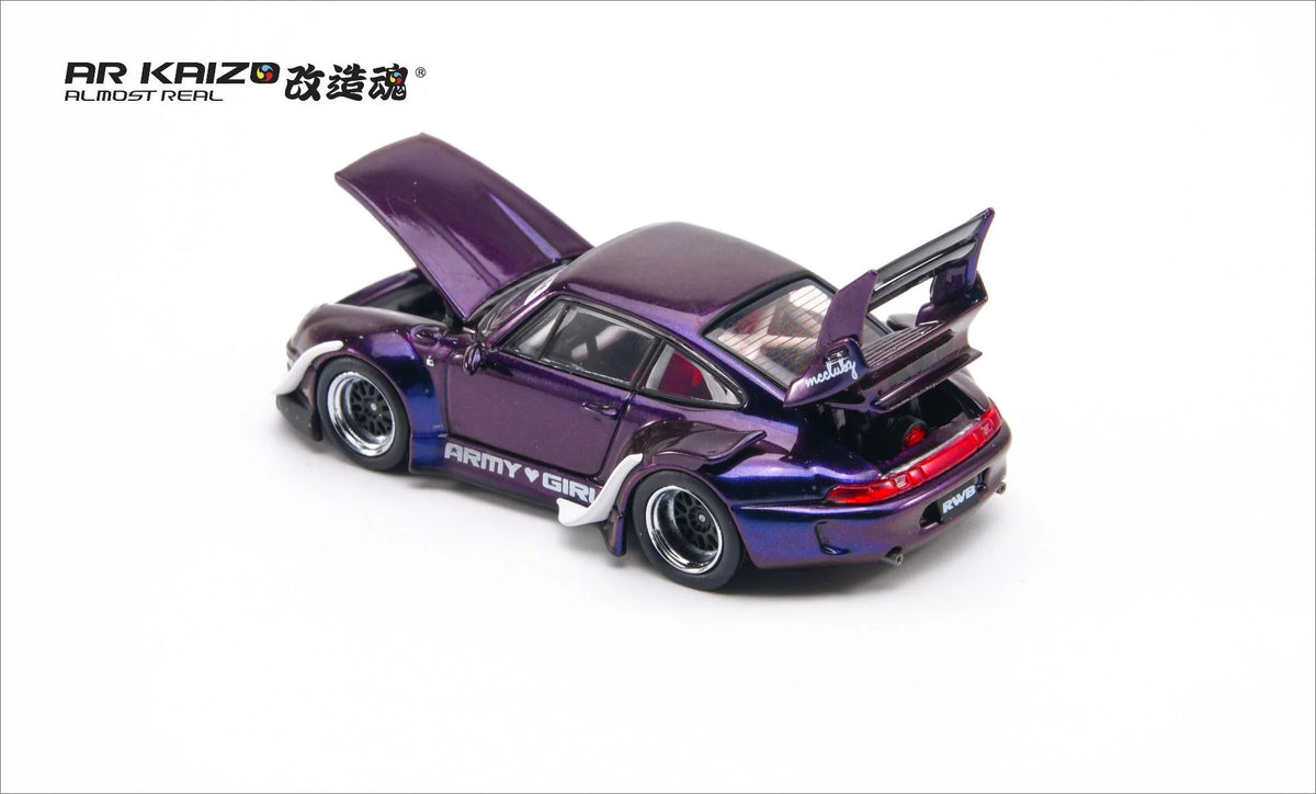Almost Real AR Box RWB 993 ARMY GIRL 29 6K0000201 1/64 Diecast