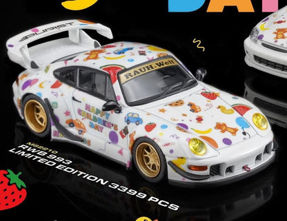 MotorHelix RWB 993 Childrens Day Edition M62210 1/64 Diecast