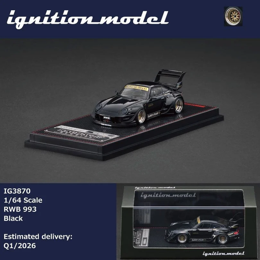 Ignition Model RWB 993 Dark Star Black IG3870 1/64 Diecat