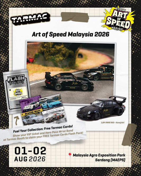 Tarmac Works RWB 993 Karajishi Art of Speed AOS 2026 1/64 Diecast