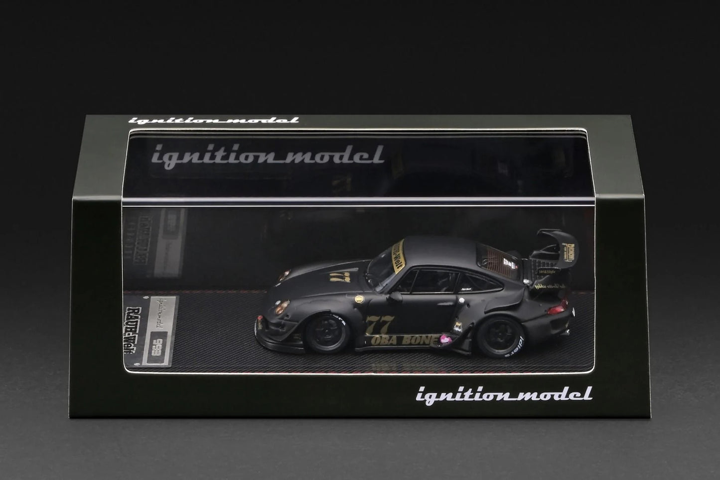 [Pre-Order] Ignition Model RWB 993 Matte Black IG4212 1/64 Diecast