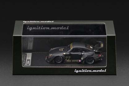 [Pre-Order] Ignition Model RWB 993 Matte Black IG4212 1/64 Diecast