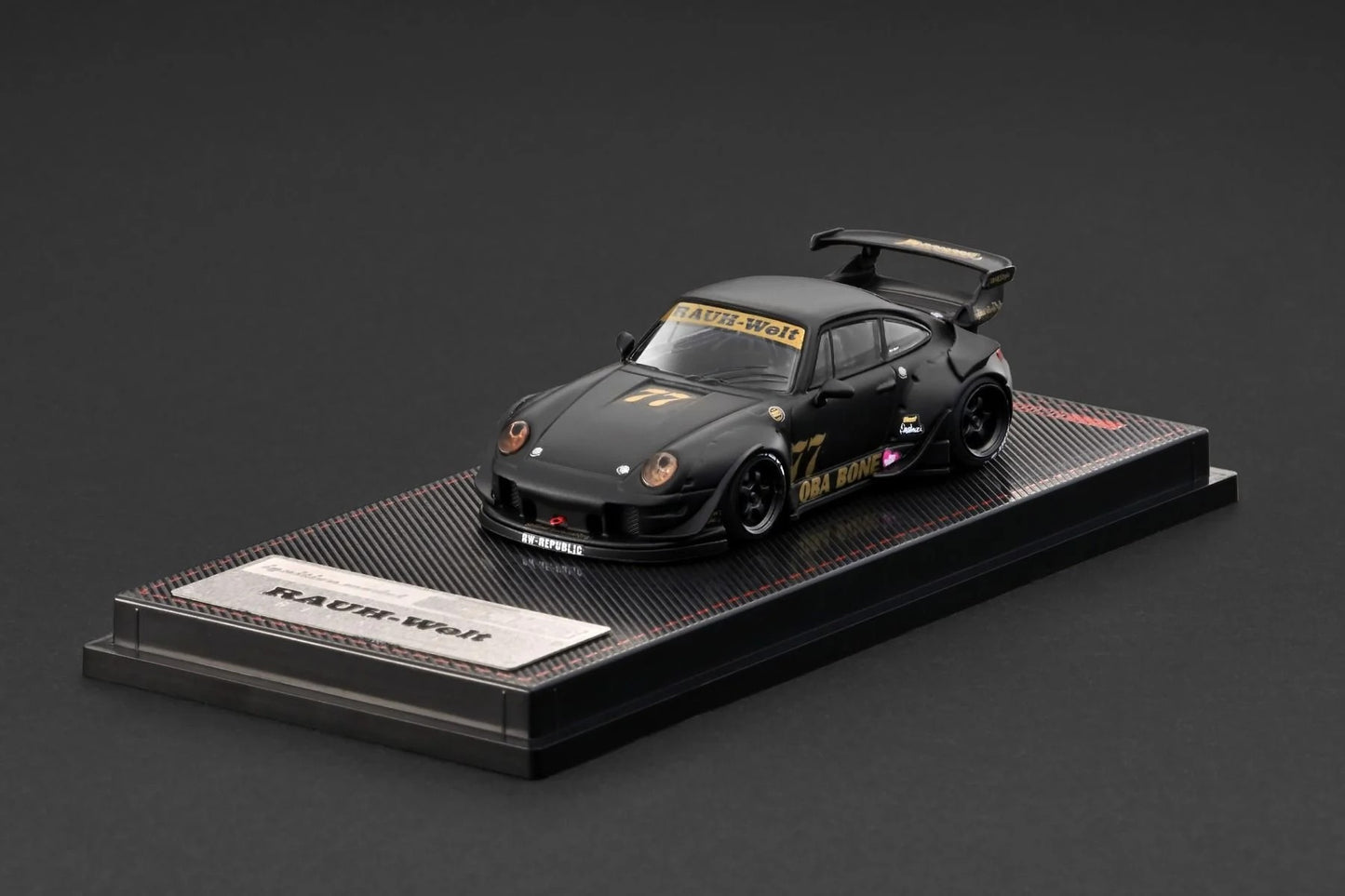 [Pre-Order] Ignition Model RWB 993 Matte Black IG4212 1/64 Diecast