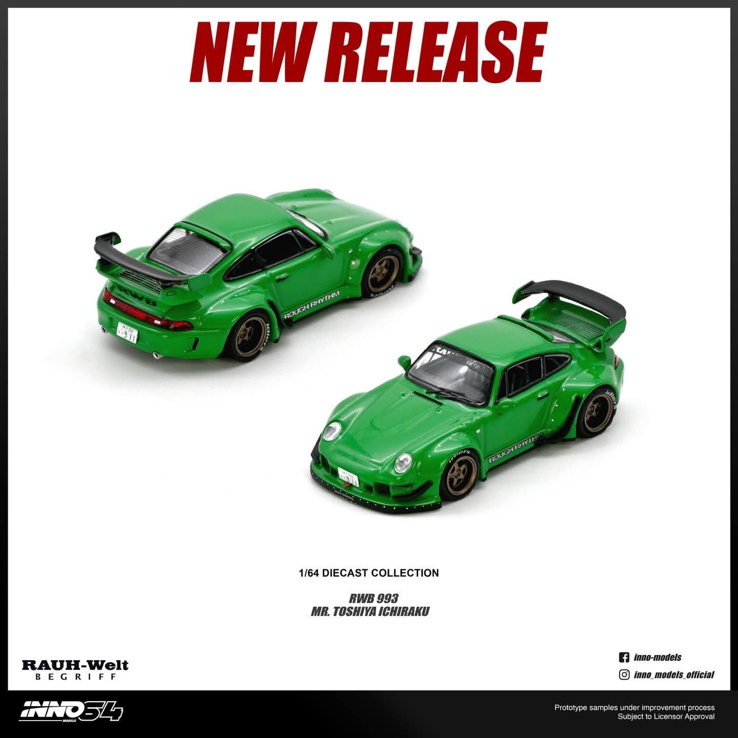 Inno64 RWB 993 Mr. Toshiya Ichiraku Cool Car Show 2026 1/64