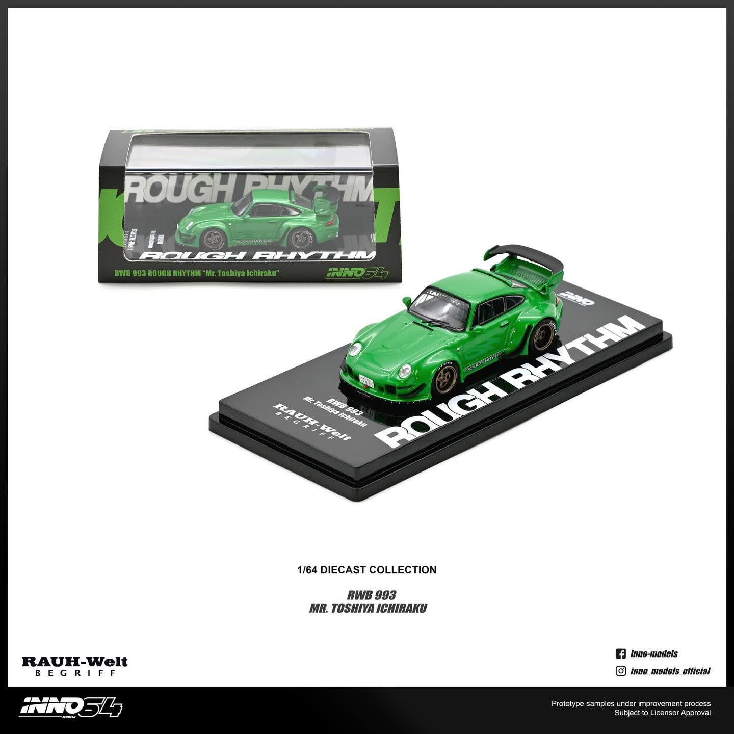 Inno64 RWB 993 Mr. Toshiya Ichiraku Cool Car Show 2026 1/64 Diecast