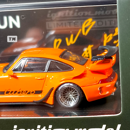 Ignition Model RWB 993 Orange Metallic IG4030 MIAS 2026 1/64 Diecast