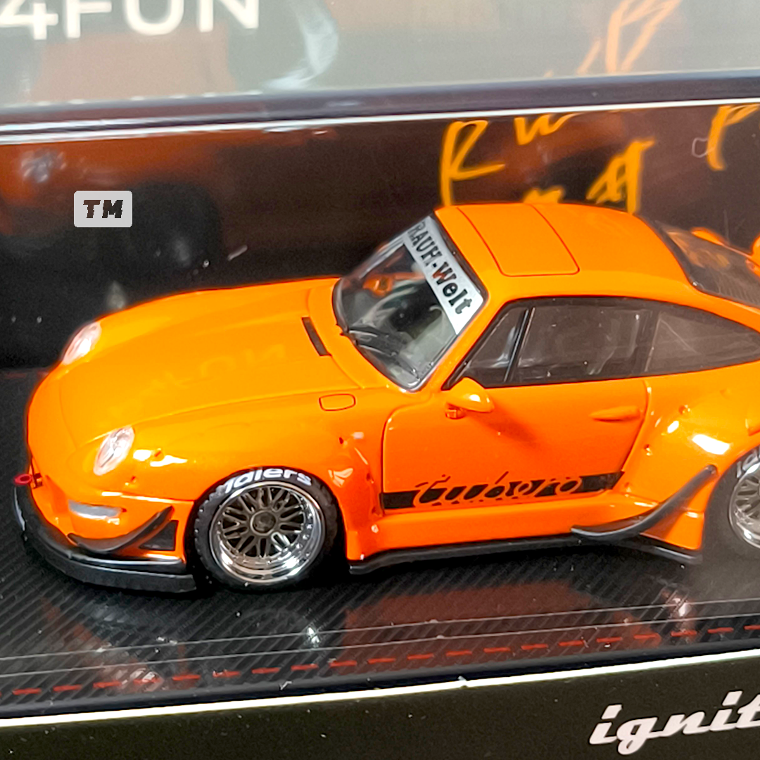 Ignition Model RWB 993 Orange Metallic IG4030 MIAS 2026 1/64 Diecast