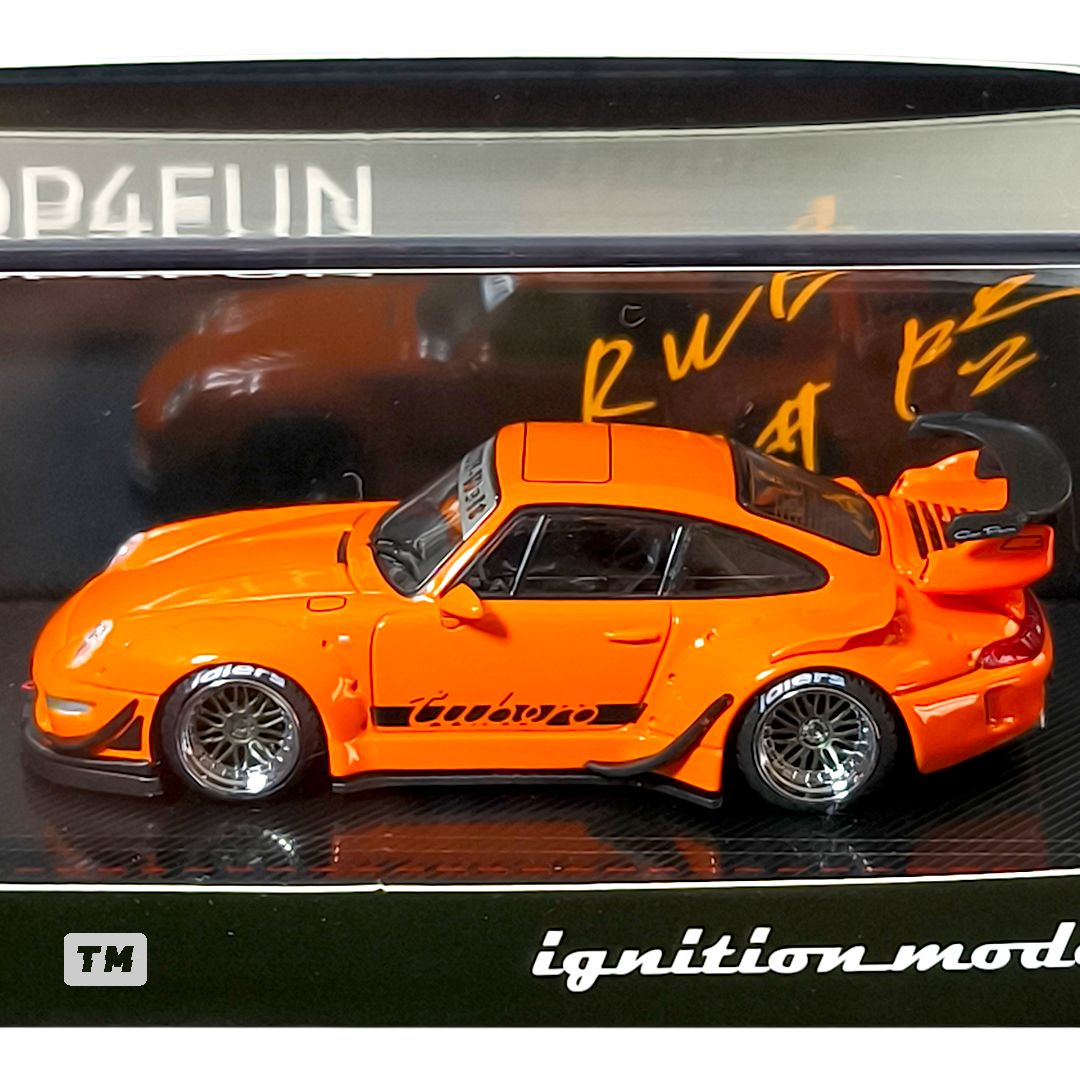 Ignition Model RWB 993 Orange Metallic IG4030 MIAS 2026 1/64 Diecast