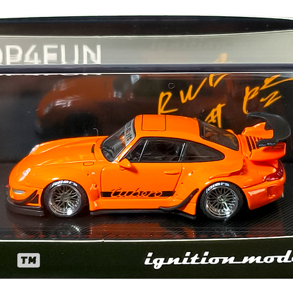Ignition Model RWB 993 Orange Metallic IG4030 MIAS 2026 1/64 Diecast