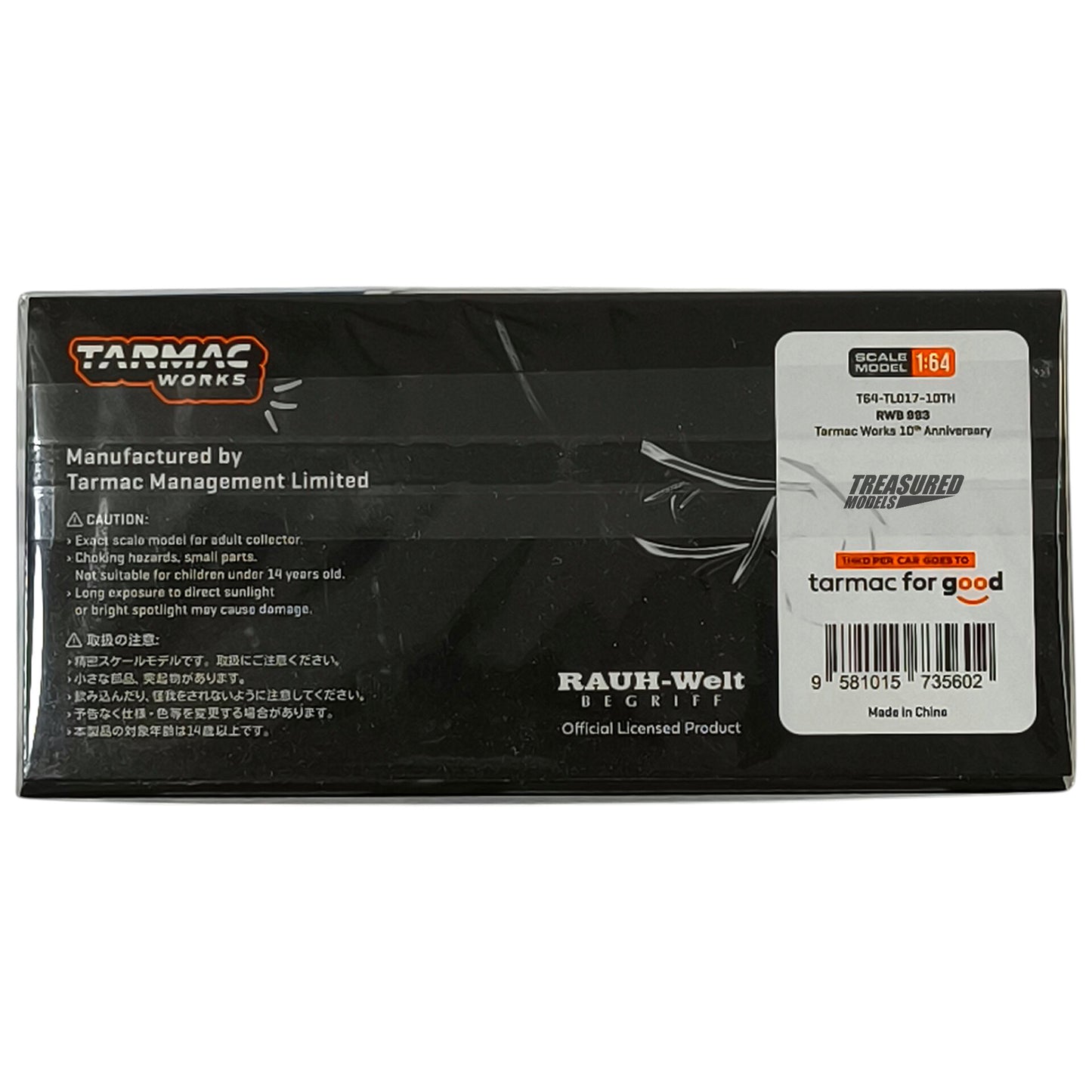 Tarmac Works RWB 993 Tarmac Works 10th Anniversary T64-TL017-10TH 1/64 Diecast