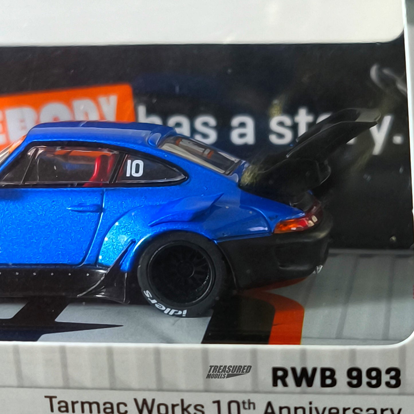 Tarmac Works RWB 993 Tarmac Works 10th Anniversary T64-TL017-10TH 1/64 Diecast