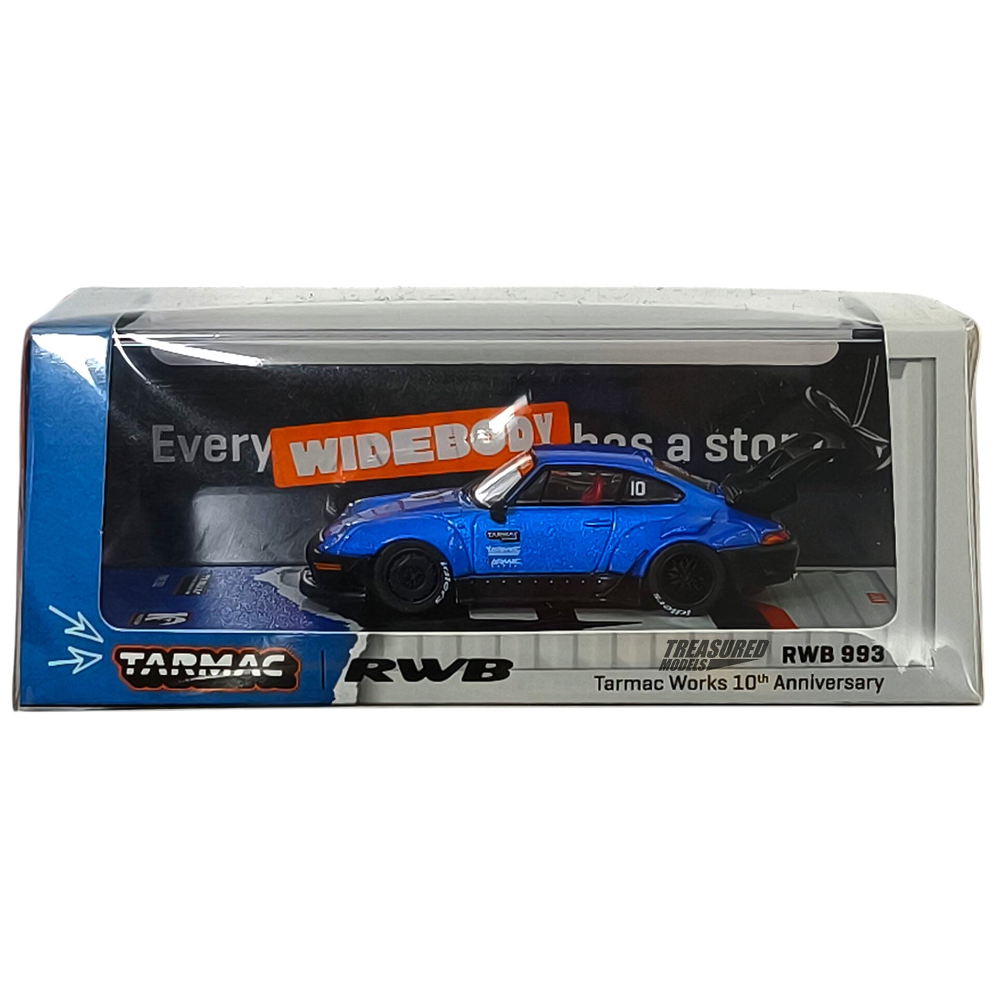 Tarmac Works RWB 993 Tarmac Works 10th Anniversary T64-TL017-10TH 1/64 Diecast