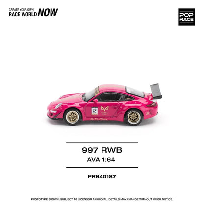 Pop Race RWB 997 AVA PR640187 1/64 Diecast