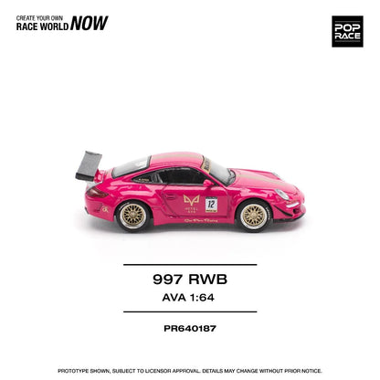 Pop Race RWB 997 AVA PR640187 1/64 Diecast