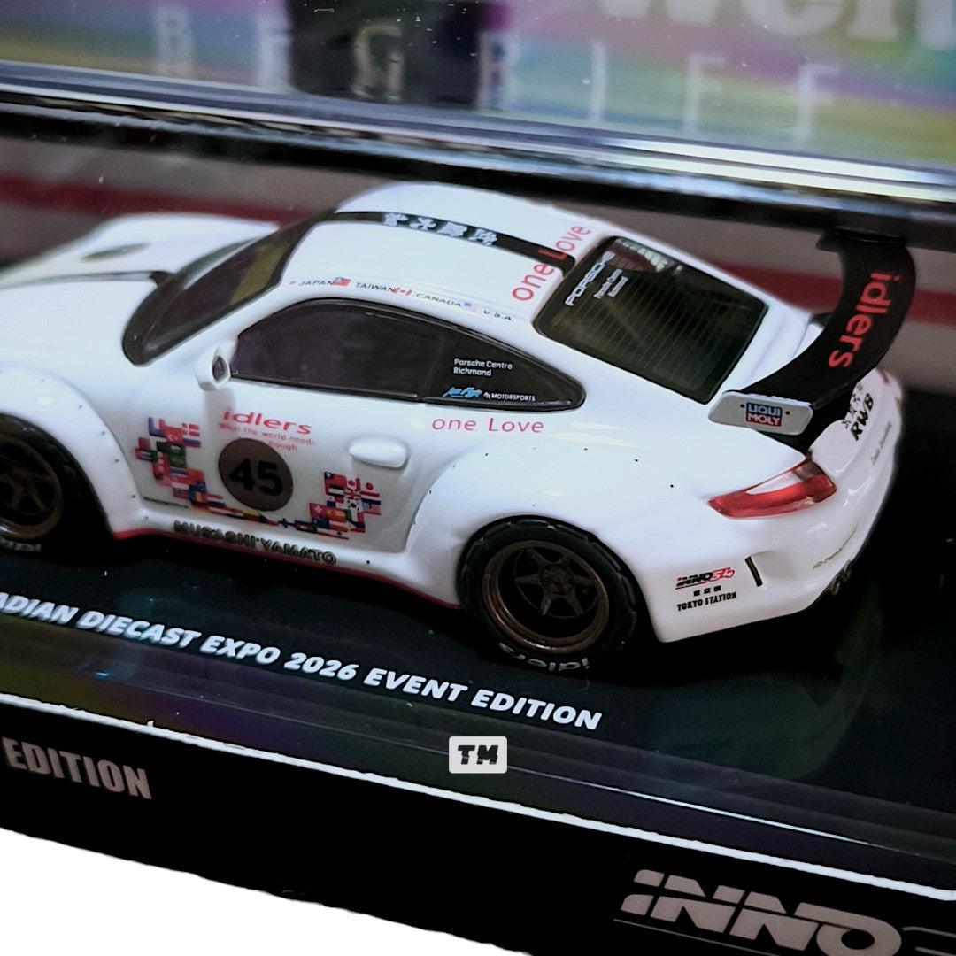 INNO64 RWB 997 Musashi Yamato CDX 2026 Event Edition IN64-RWB991-CDE26 1/64 Diecast