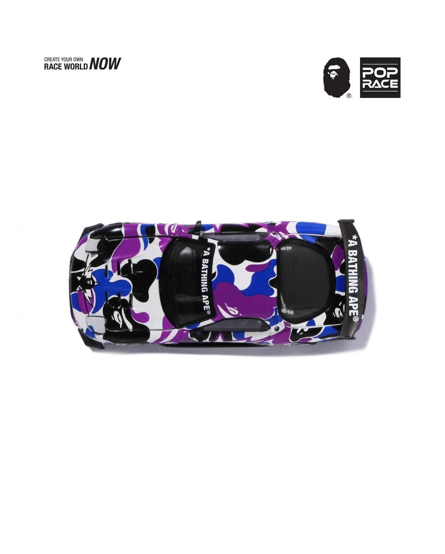Pop Race RX7 FD3S Bape Store Hong Kong 20th Exclusive Edition 1/64 Diecast