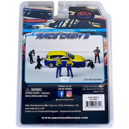 American Diorama Race Crew 2 AD2438MJ 1/64 Diecast