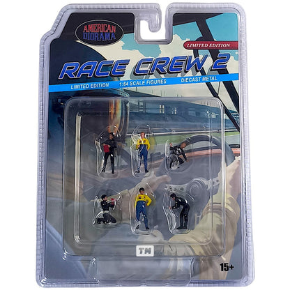 American Diorama Race Crew 2 AD2438MJ 1/64 Diecast