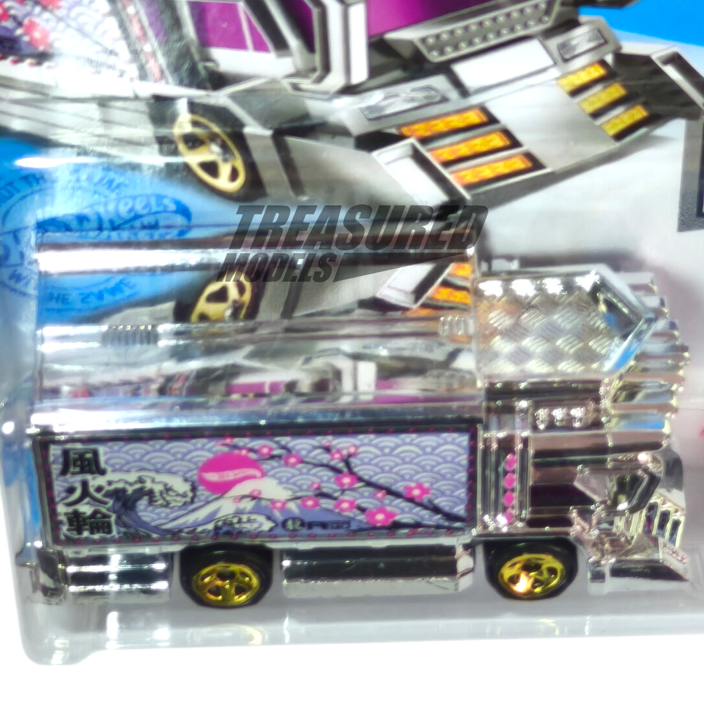 Hot Wheels Raijin Express Chrome Purple 2021 Main Line HW Metro 1/64 Die Cast