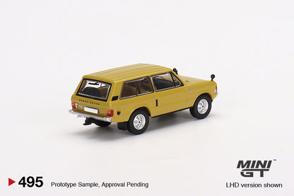 Mini GT Range Rover 1971 Bahama Gold MGT00495 1/64 Die Cast