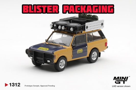 [Pre-Order] Mini GT Range Rover 1981 Camel Trophy Sumatra H.Fischer & W.Bays Blister Packaging MGT01312BL 1/64 Diecast
