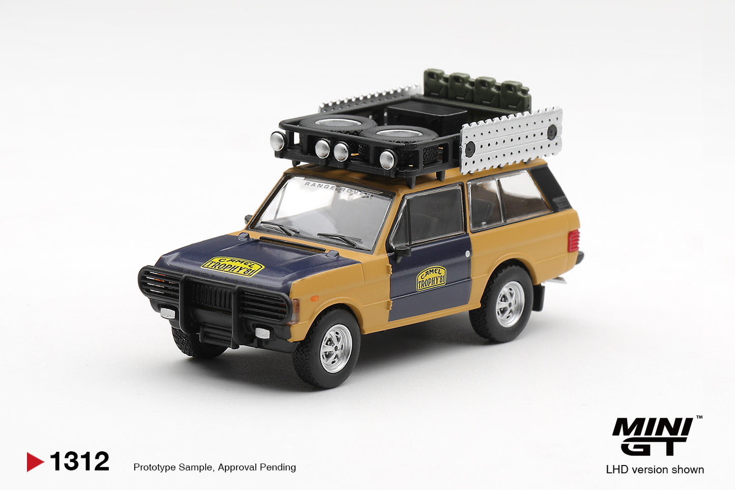 [Pre-Order] Mini GT Range Rover 1981 Camel Trophy Sumatra H.Fischer & W.Bays MGT01312 1/64 Diecast
