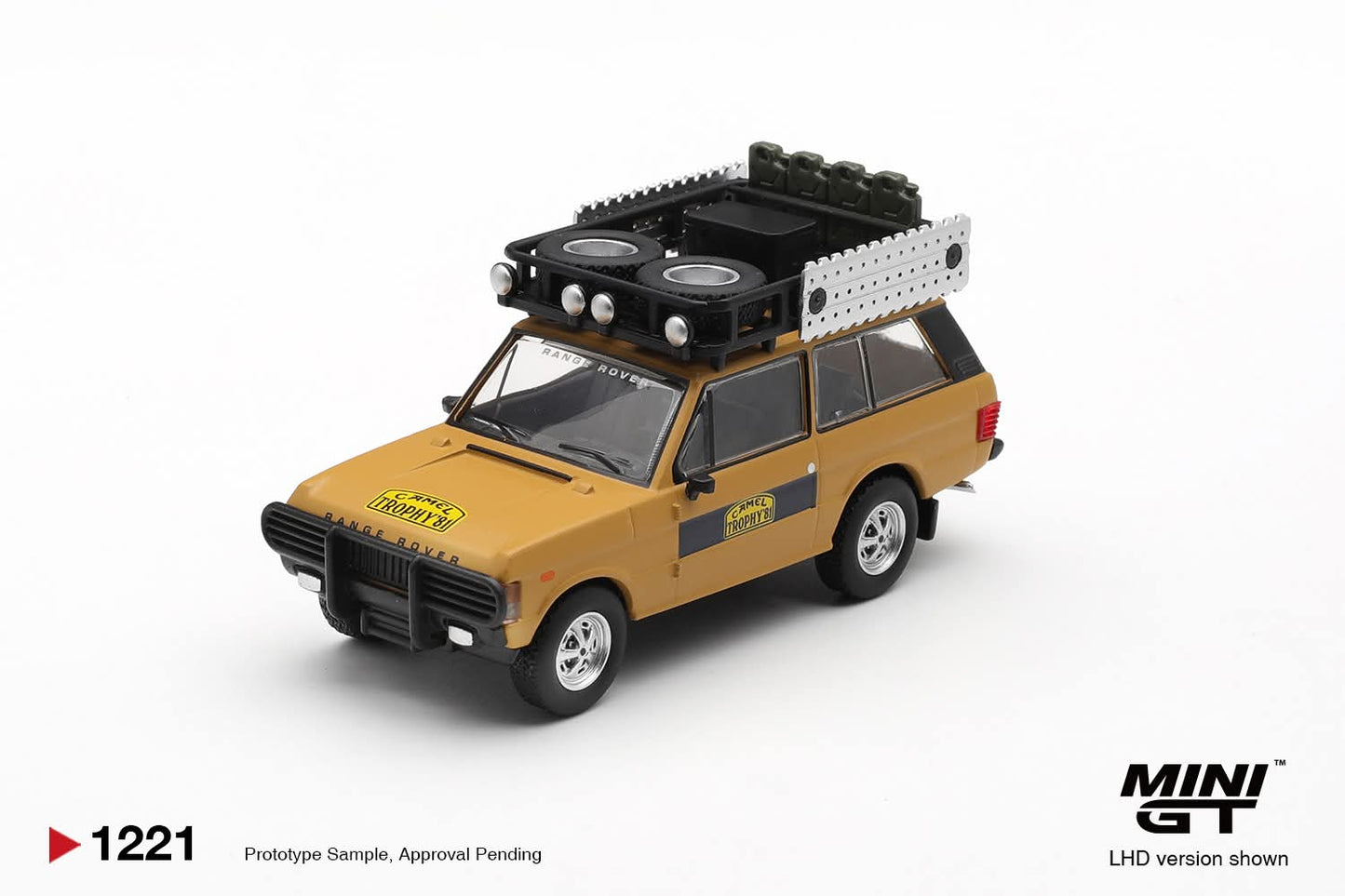 [Pre-Order] Mini GT Range Rover 1981 Camel Trophy Sumatra K.Stoppa & A.Valldorf MGT01221 1/64 Diecast