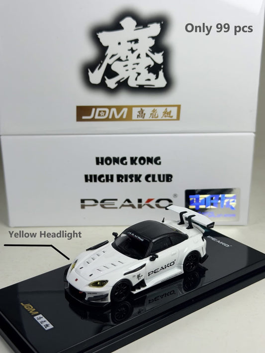 Peako64 S2000 Hong Kong High Risk Club Hong Kong Toy Car Salon 2026 1/64 Diecast