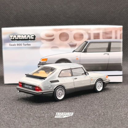 CHASE! Tarmac Works Saab 900 Turbo Silver Chase T64G-056-SL 1/64 Diecast
