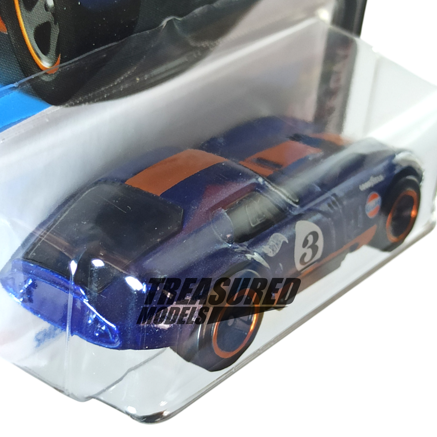 Hot Wheels Shelby Cobra Daytona Coupe Metalflake Dark Blue 2024 Main Line HW Race Day 1/63 Die Cast