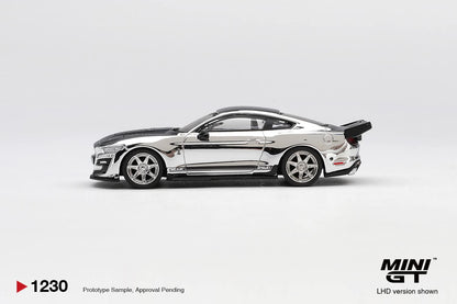 [Pre-Order] Mini GT Shelby GT500 Dragon Snake Concept Chrome Silver MGT01230 1/64 Diecast