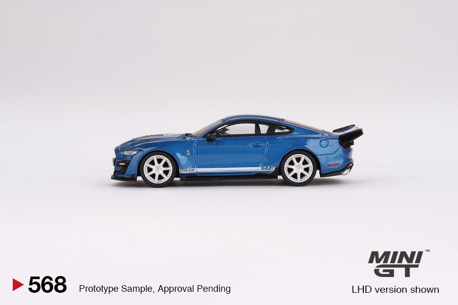 Mini GT Shelby GT500 Dragon Snake Concept Ford Performance Blue MGT00568 1/64 Diecast