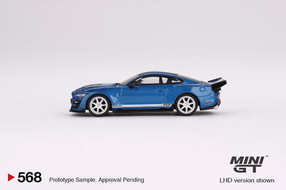 Mini GT Shelby GT500 Dragon Snake Concept Ford Performance Blue MGT00568 1/64 Diecast