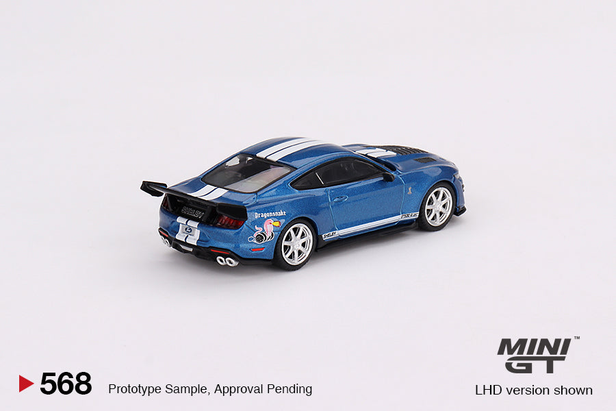 Mini GT Shelby GT500 Dragon Snake Concept Ford Performance Blue MGT00568 1/64 Diecast